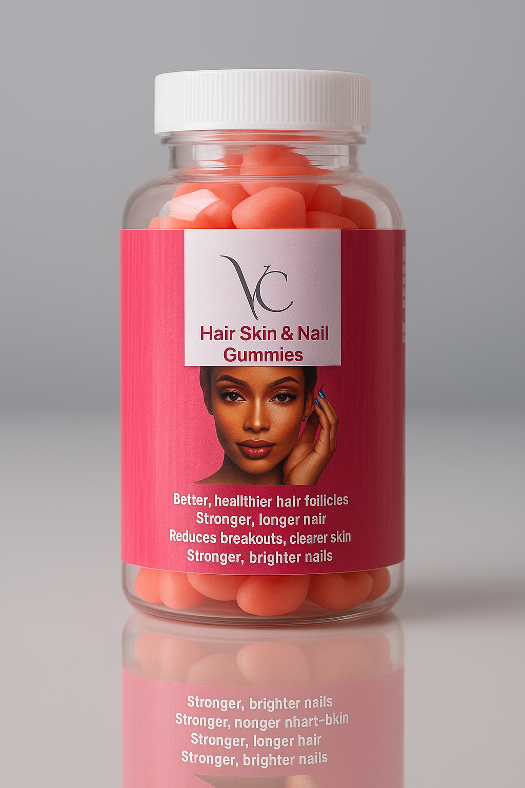 Vanity Curves "Glow Goddess" Hair Nail and Skin Gummies