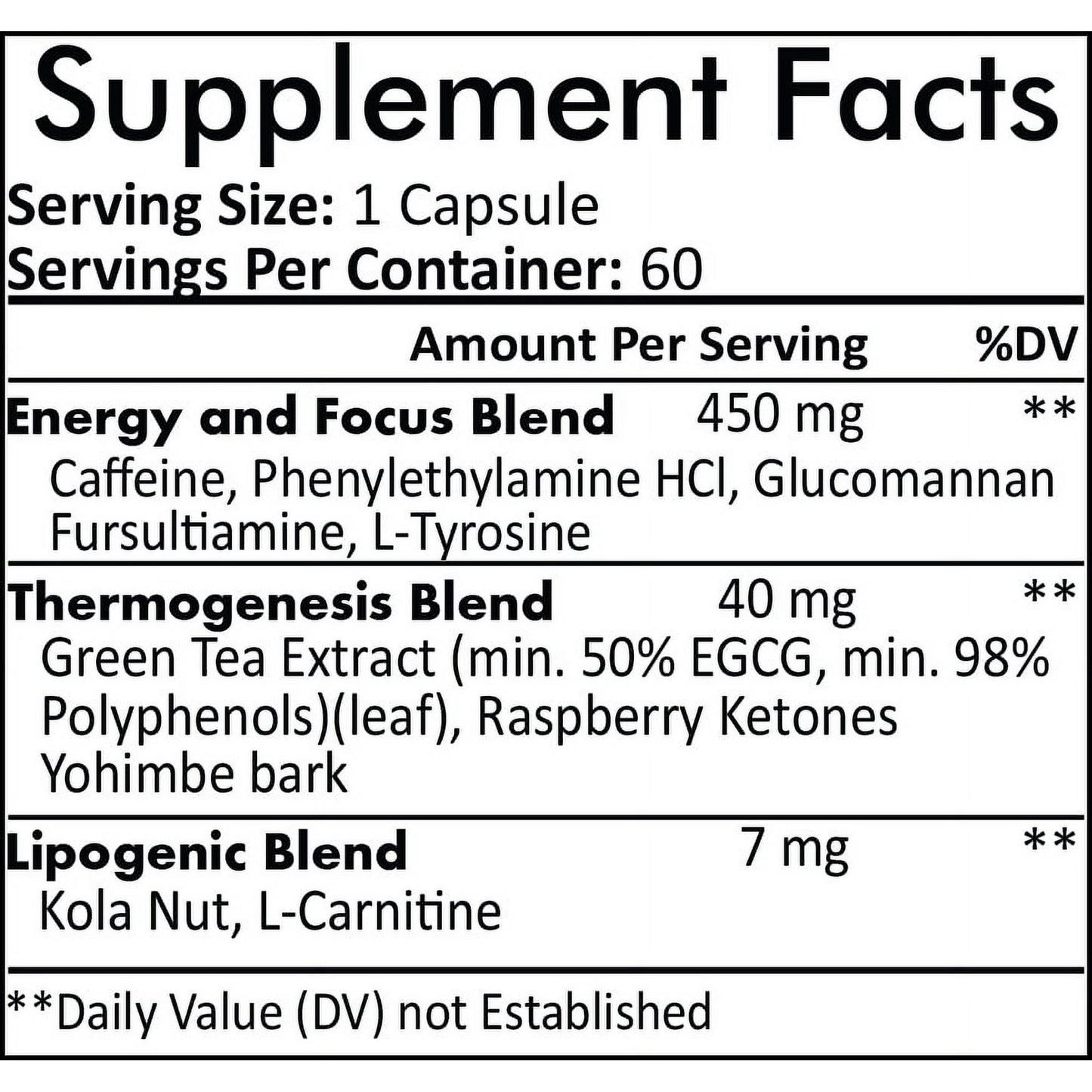 Vanity Curves "Curve Burn" Capsules