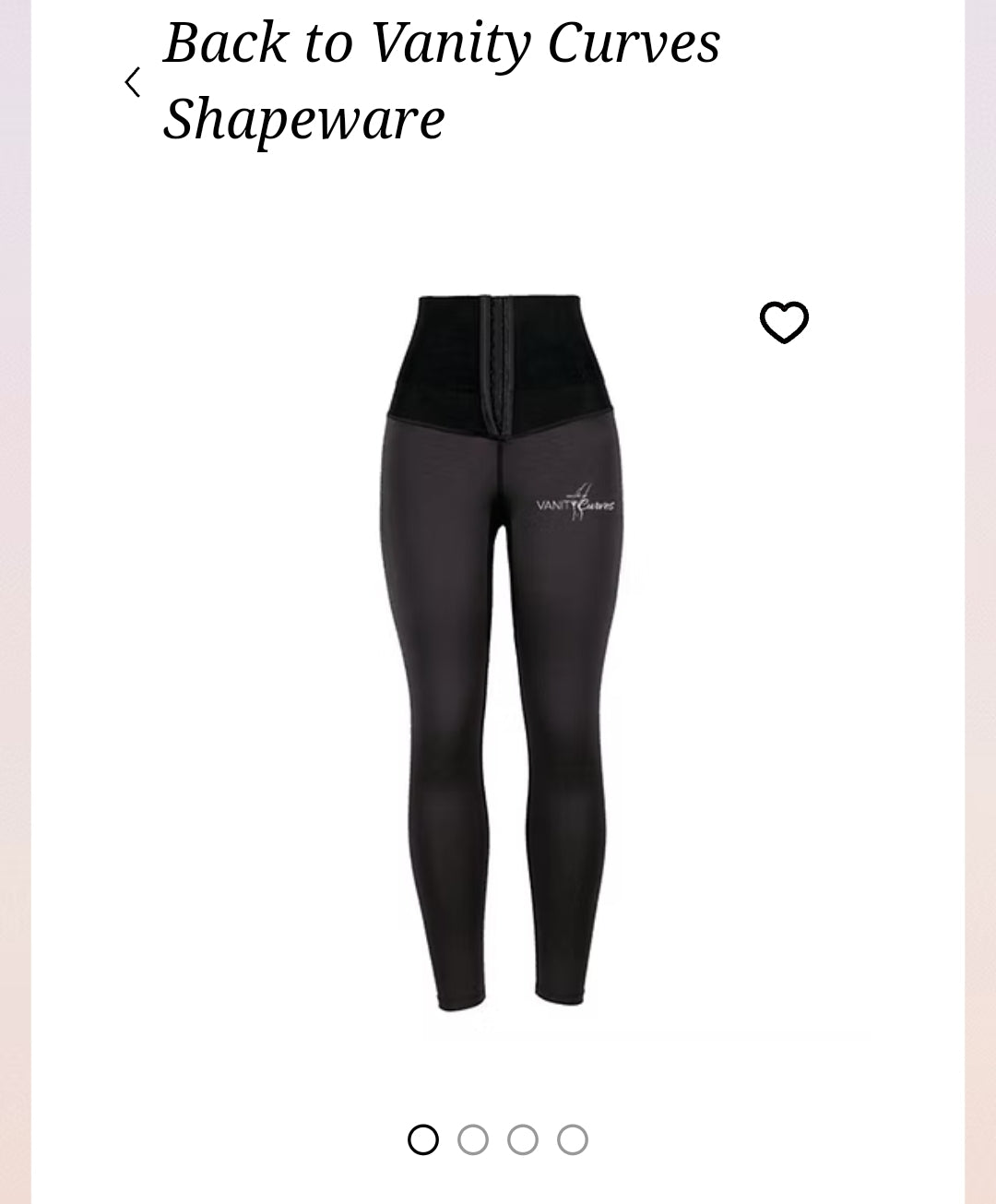 Vanity Curves High Waist Compression Leggings