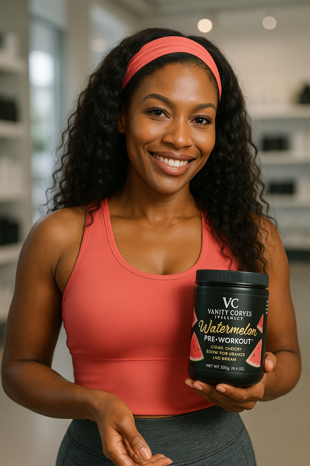 Vanity Curves Pre-Workout Powder Watermelon Flavor